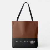 Miss America Silver Crown Tote Bag Large Cinnamon Tasche (Vorderseite)