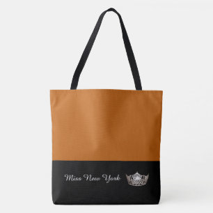 Miss America Silver Crown Tote Bag Large Pumpkin Tasche