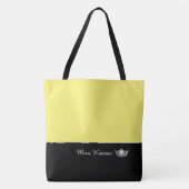 Miss America Silver Crown Tote Bag Large Tasche (Vorderseite)