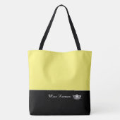 Miss America Silver Crown Tote Bag Large Tasche (Rückseite)