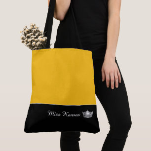 Miss America Silver Crown Tote Bag Large Tasche