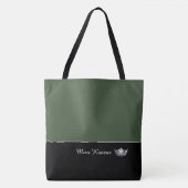 Miss America Silver Crown Tote Bag Large Tasche (Vorderseite)