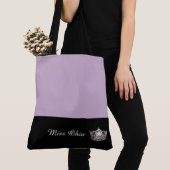 Miss America Silver Crown Tote Bag LRGE Lilac Tasche (Von Nahem)