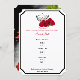 Miss America Silver Crwn Rose Awards Ball Programm