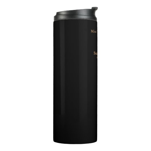 Miss America Stil Crown Thermal Tumbler Thermosbecher (Nach links gedreht)