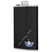 Miss America Stil Custom Signature Crosslasche Flachmann (Links)