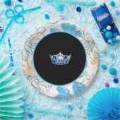 Miss America Stil Floral Crown Teller (Party)