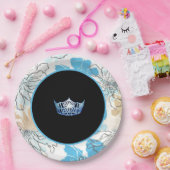 Miss America Stil Floral Crown Teller (Party)