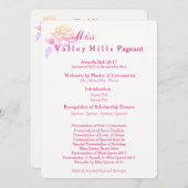 Miss America Style Awards Ball Programs Programm (Vorne/Hinten)