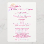 Miss America Style Awards Ball Programs Programm (Vorderseite)