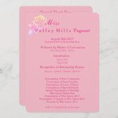 Miss America Style Awards Ball Programs Programm (Vorne/Hinten)