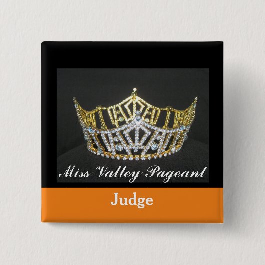 Miss America Style beurteilt das benutzerdefiniert Button (Vorderseite)