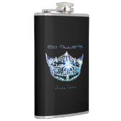 Miss America Style Blue Crown Flask Individuelle N Flachmann (Rechts)