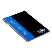Miss America style Blue Crown Notebook Notizblock (Rechte Seite)
