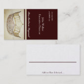 Miss America style Brown-Gold Crown Business Cards Visitenkarte (Vorne/Hinten)