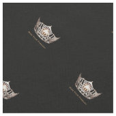 Miss America style Champagne Crown Fabric Stoff (Nahaufnahme)