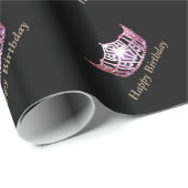 Miss America style Crosbrechpapier Geschenkpapier (Rolleneckpunkt)