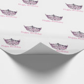 Miss America style Crosbrechpapier Geschenkpapier (Ecke)