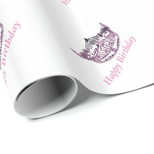 Miss America style Crosbrechpapier Geschenkpapier (Rolleneckpunkt)