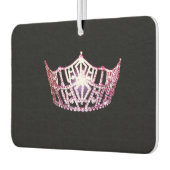 Miss America style Crown Car Air Freshener Autolufterfrischer (Links)