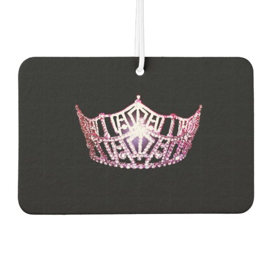 Miss America style Crown Car Air Freshener Autolufterfrischer (Vorderseite)