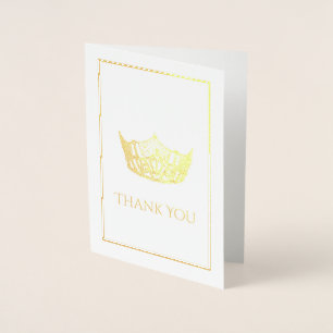 Miss America Style Crown Folienkarte