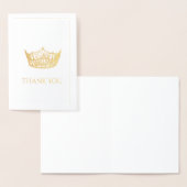Miss America Style Crown Folienkarte (Anzeige)
