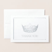 Miss America Style Crown Folienkarte (Vorderseite mit Umschlag)