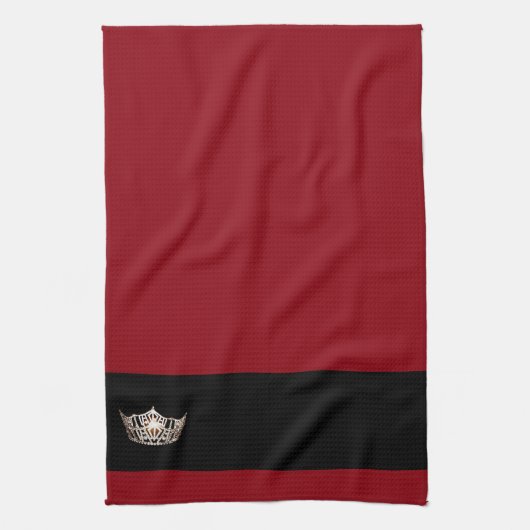 Miss America Style Crown Kitchtuch Geschirrtuch (Vertikal)