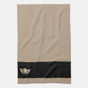 Miss America Style Crown Kitchtuch Handtuch