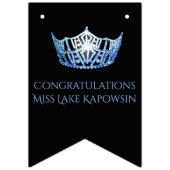 Miss America Style Crown Party Bunting Banner (Dritte Fahne)