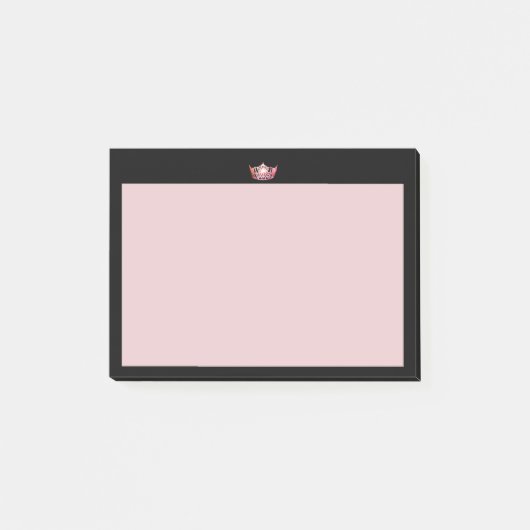 Miss America style Crown Post-it-Notes Post-it Klebezettel (Vorderseite)
