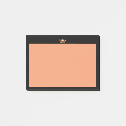 Miss America style Crown Post-it-Notes Post-it Klebezettel (Vorderseite)