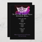 Miss America style Crown & Rose Awards Ball (Vorne/Hinten)