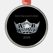 Miss America style Crown Weihnachtsschmuck (Vorne)