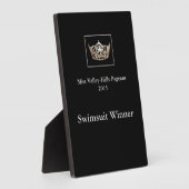 Miss America style Custom Awards Plaque Fotoplatte (Seite)
