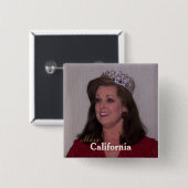 Miss America Style Custom Pageant Buttons (Vorne & Hinten)