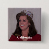 Miss America Style Custom Pageant Buttons (Vorderseite)