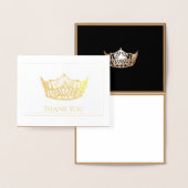Miss America Style Foil Crown Card Folienkarte (Anzeige)