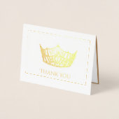 Miss America Style Foil Crown Card Folienkarte (Vorderseite)