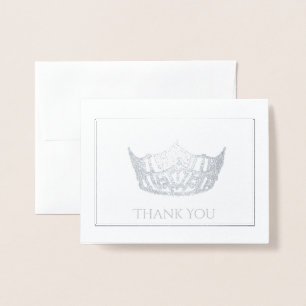 Miss America Style Foil Crown Card Folienkarte