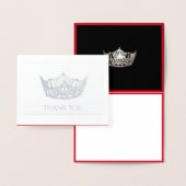 Miss America Style Foil Crown Card Folienkarte (Anzeige)