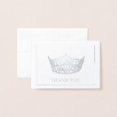 Miss America Style Foil Crown Mini Card Folienkarte (Vorderseite mit Umschlag)