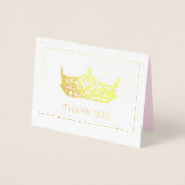 Miss America Style Foil Crown mit Foto Gruß Folienkarte (Vorderseite)