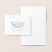 Miss America Style Foil Crown Small Card Folienkarte (Anzeige)