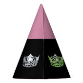 Miss America style Girls Crown Party Hat Partyhütchen (Rückseite)