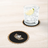 Miss America Style Gold Crown Sclpd Paper Unterset Untersetzer (Vor Ort)