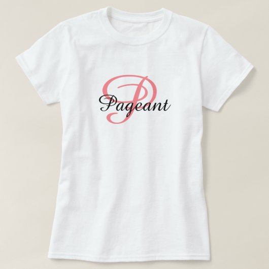 Miss America style Monogram Pageant Top (Design vorne)