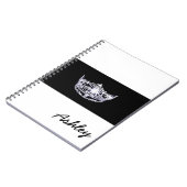 Miss America style Notebook-Crown & Individuelle N Notizblock (Linke Seite)