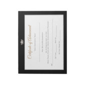 Miss America style Pageant Certificates-Achievment Notizblock (Rotiert)